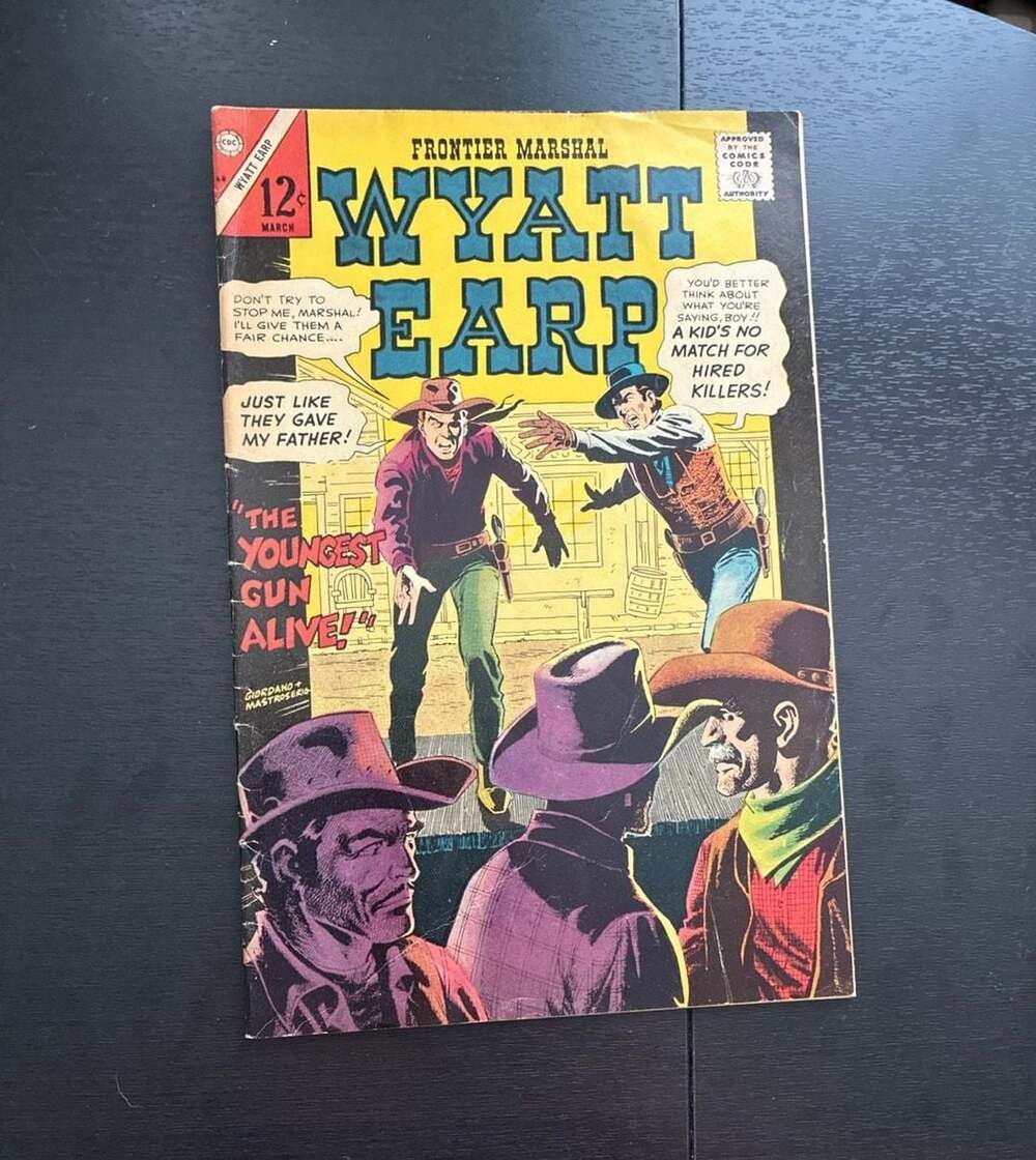 Wyatt Earp, Frontier Marshal #68 Charlton Comics